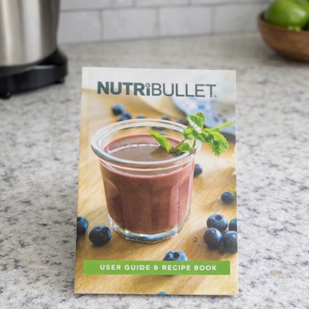 NutriBullet User Guide & Recipe Book Smoothie Cookbook Blender Manual